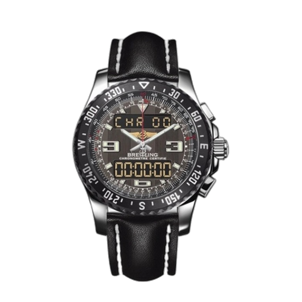 Breitling Raven Grey Dial Straps