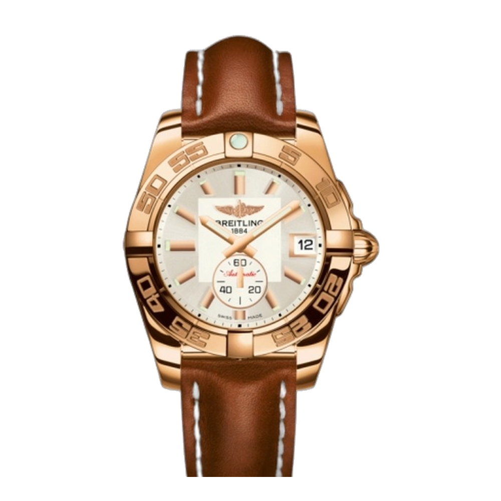 Breitling Automatic Rose Gold / Stratus Silver / Sahara