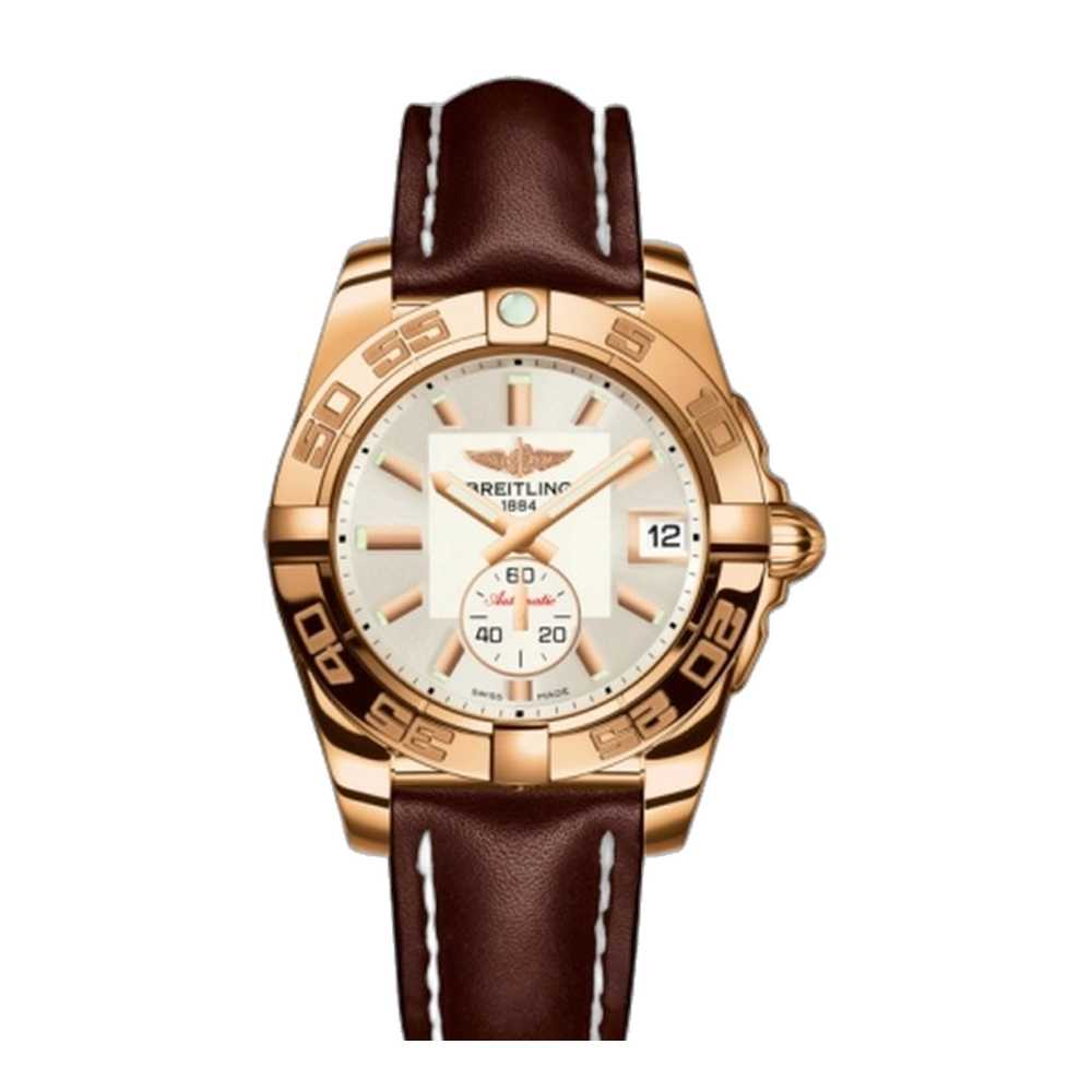 Breitling Automatic Rose Gold / Stratus Silver