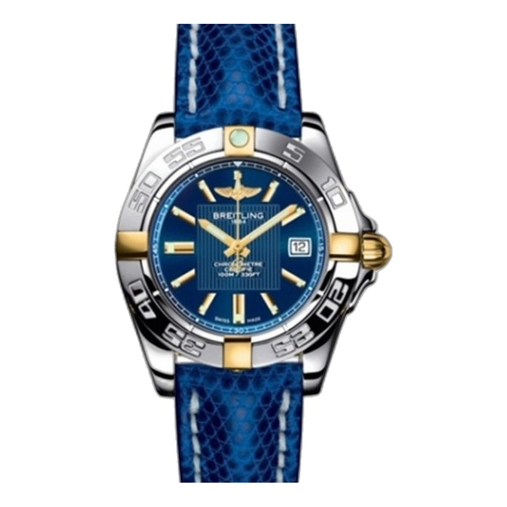 Breitling Two Tone Blue / Teju Blue/Navy Dial Straps