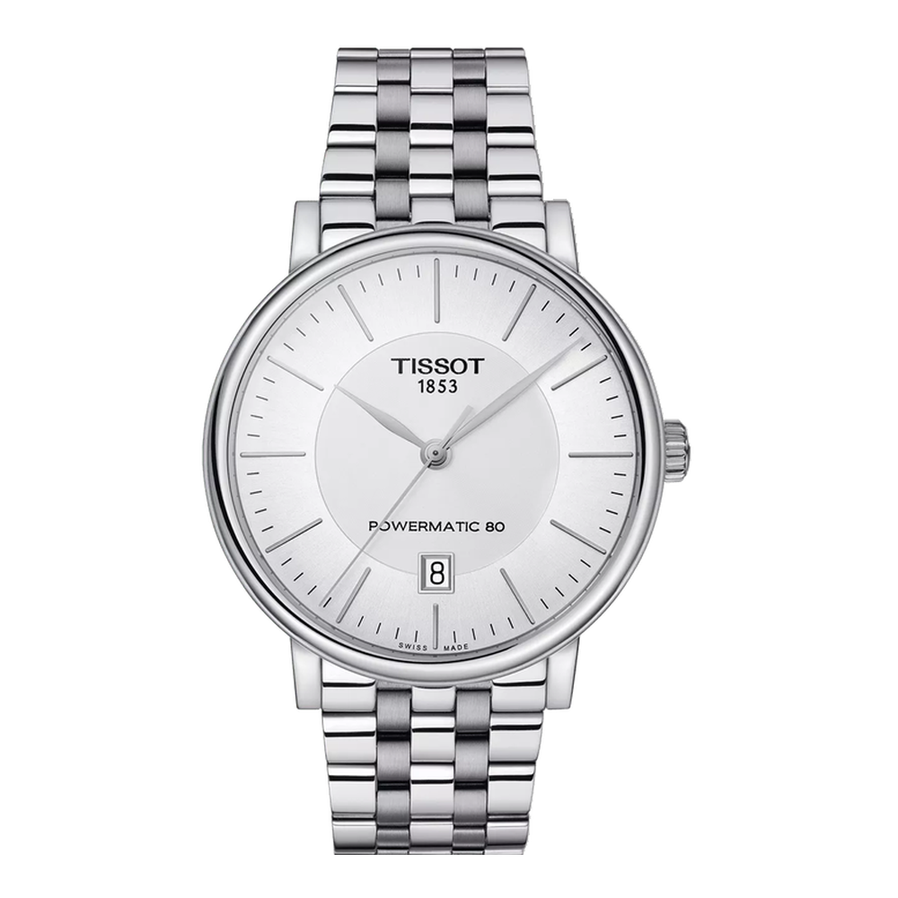 Tissot Tissot Carson Premium Powermatic 80 T122.407.11.031.00 White Dial Straps