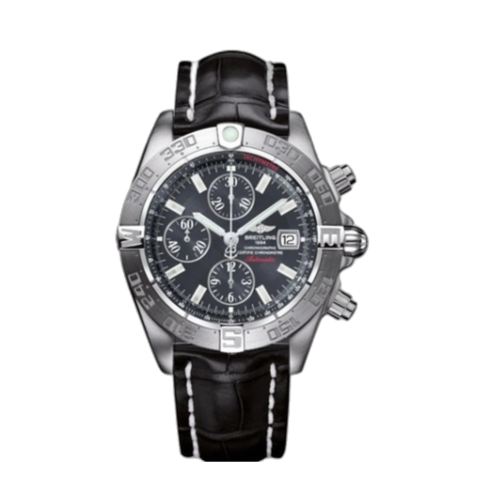 Breitling Stainless Steel/ Black