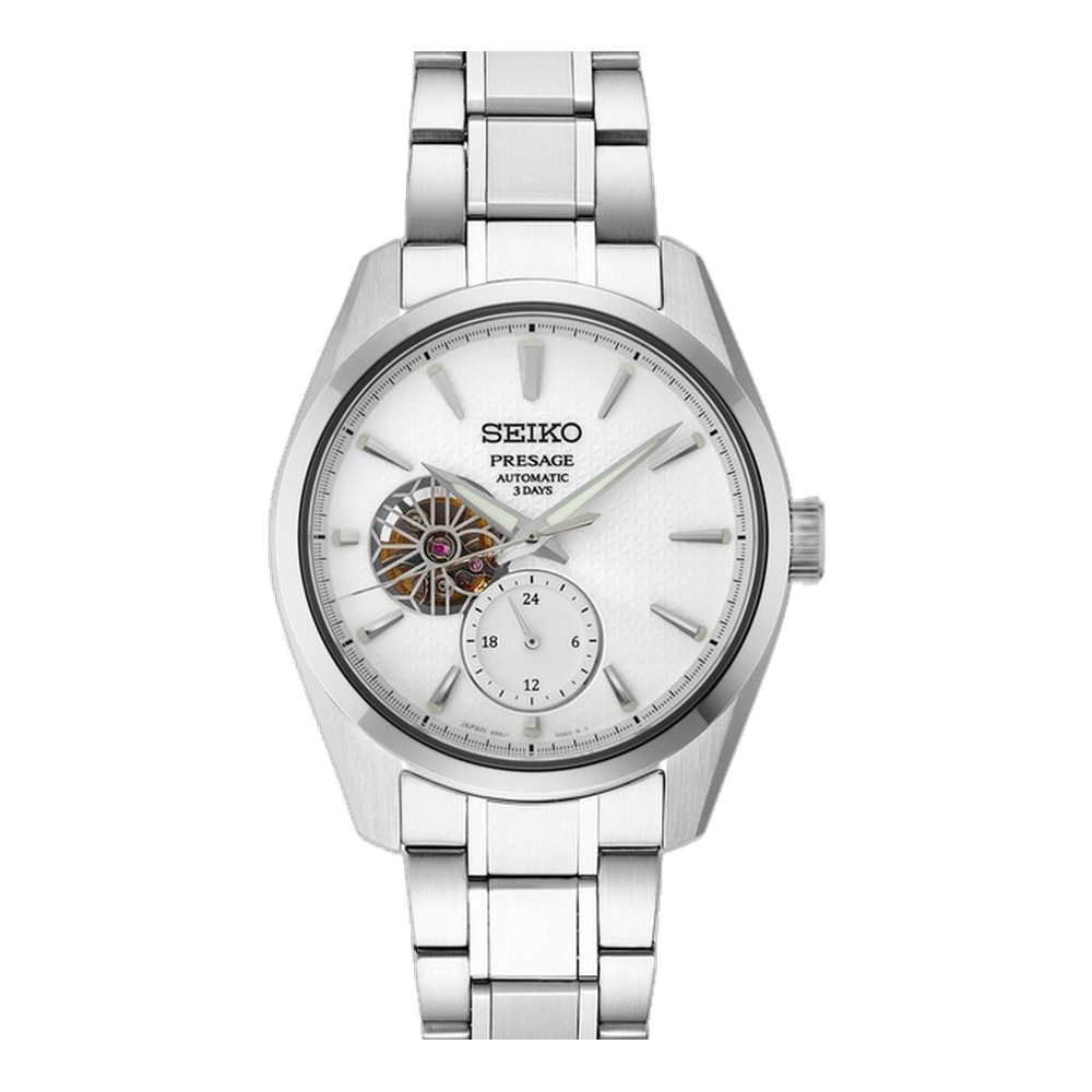 Seiko Sharp Edged Open Heart