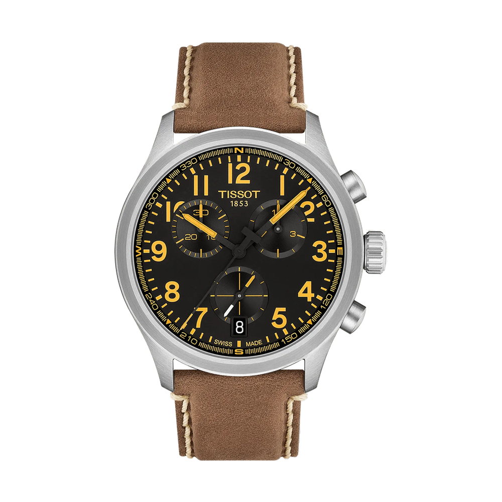 Tissot Tissot Chrono L 42mm T116.417.16.052.01 Black Dial Straps