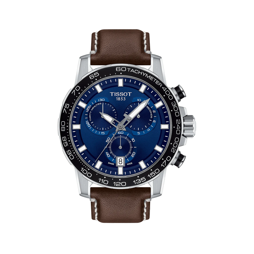 Tissot Tissot Supersport Chrono 45.5mm T125.617.16.041.00 Blue/Navy Dial Straps