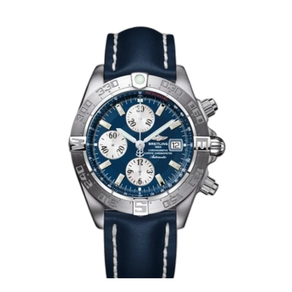 Breitling Stainless Steel / Blue