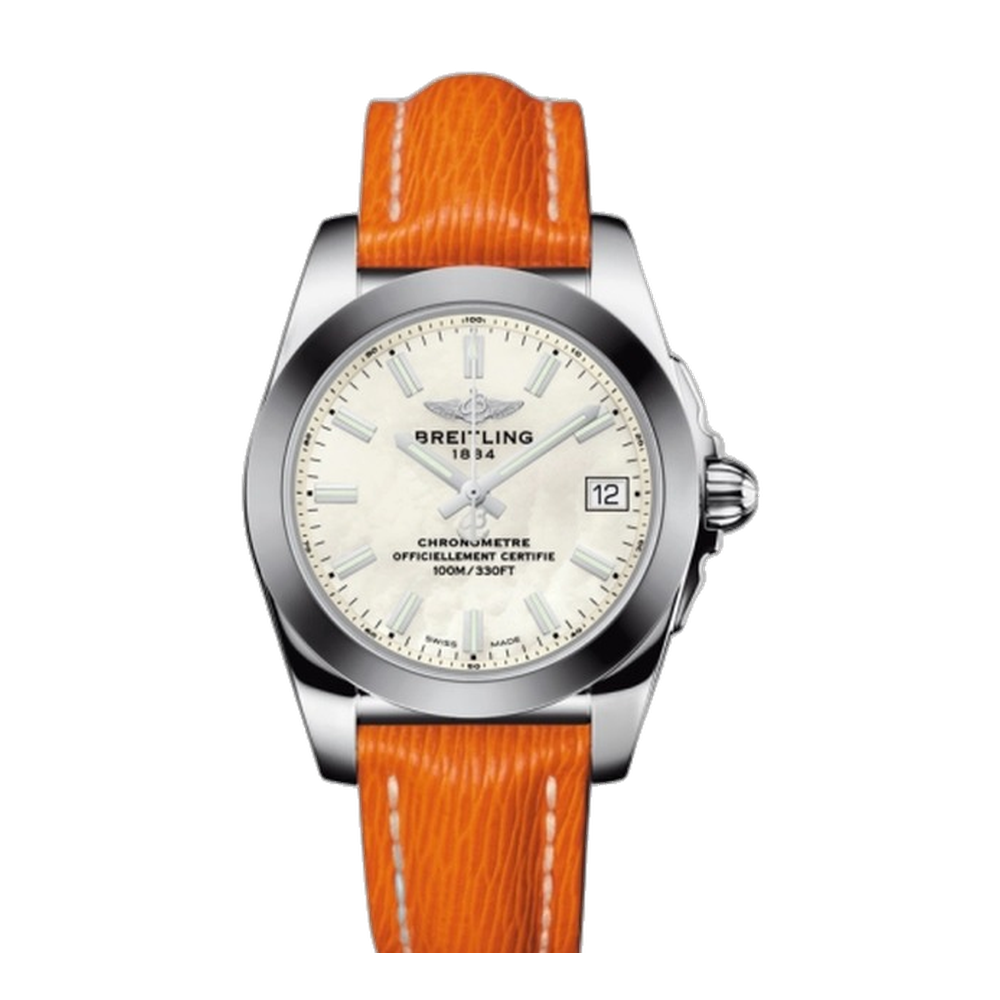 Breitling Stainless Steel / SleekT / Pearl / Sahara