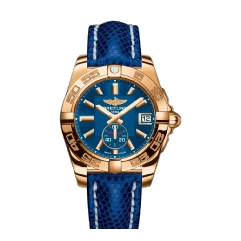 Breitling Automatic Rose Gold / Gun Blue / Teju