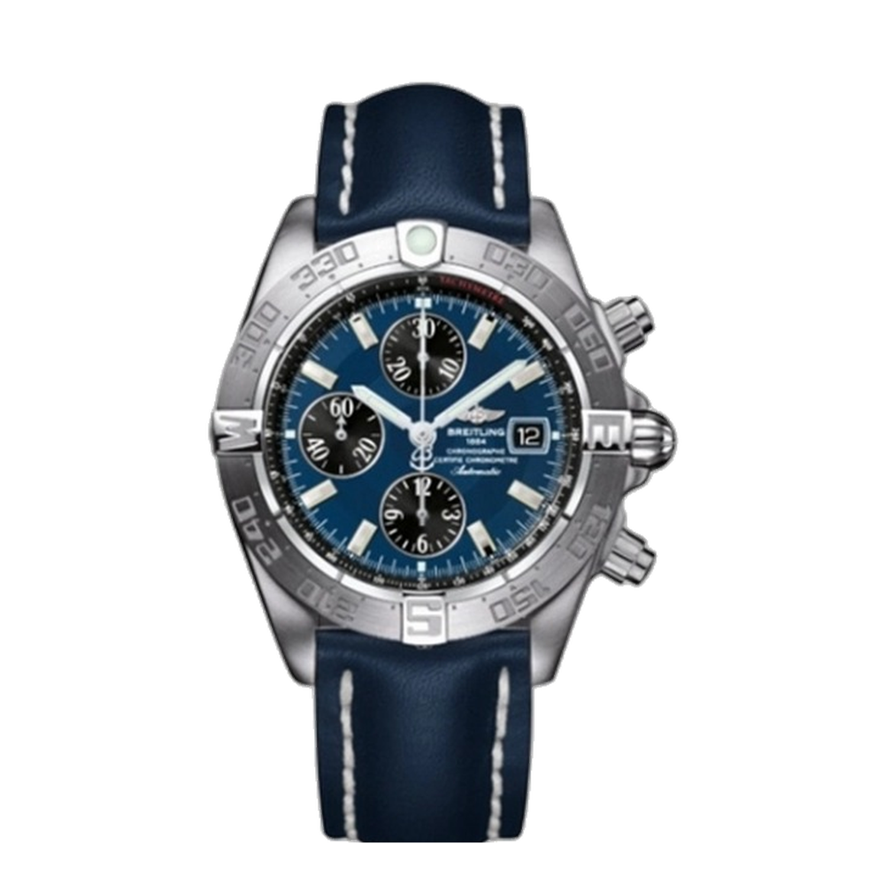 Breitling Stainless Steel / Blue