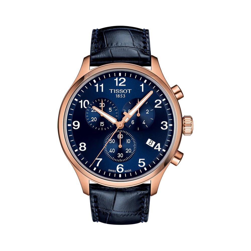 Tissot Tissot Chrono XL Classic 45mm T116.617.36.042.00 Blue/Navy Dial Straps