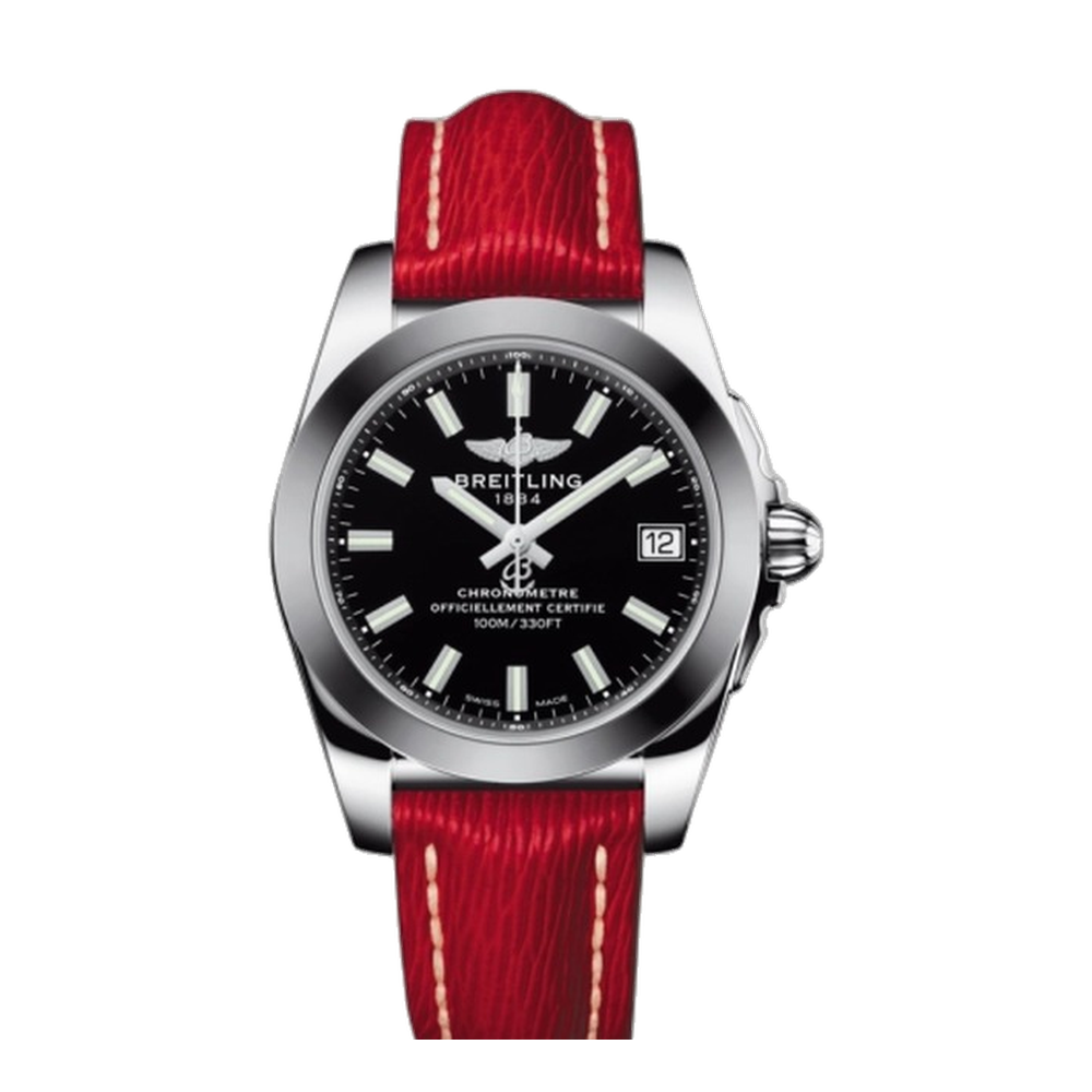 Breitling Stainless Steel / SleekT / Trophy Black / Sahara