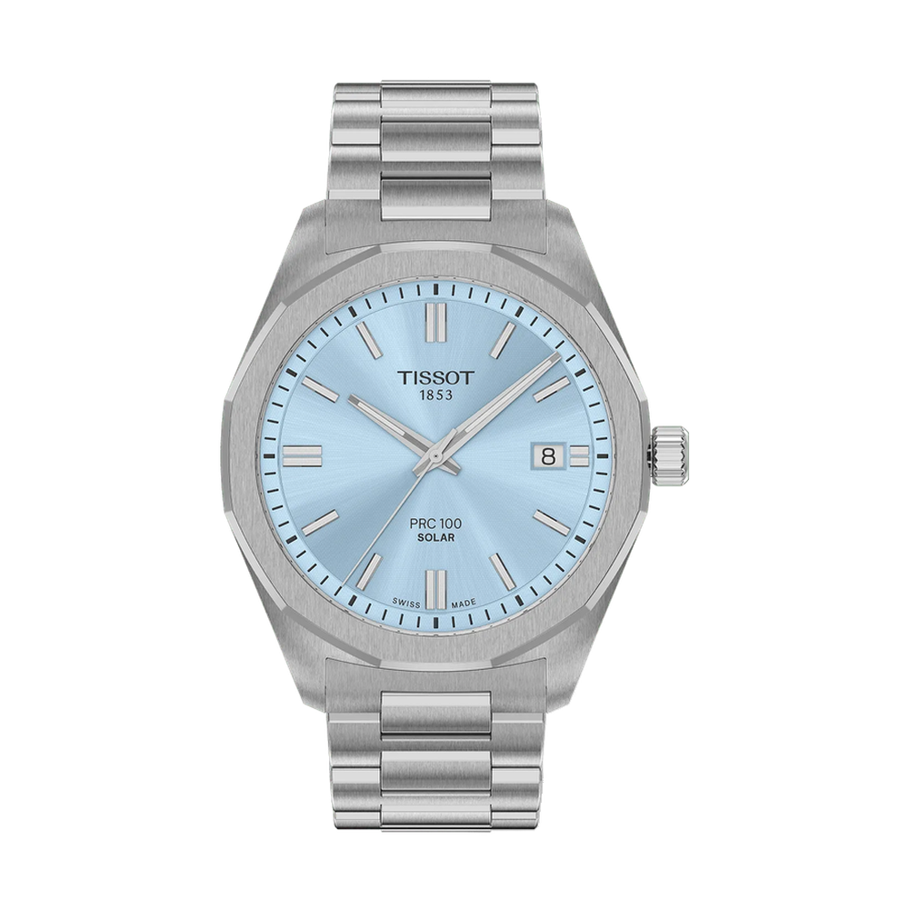 Tissot Tissot PRC 100 Solar 39mm T151.422.11.351.00 Blue/Navy Dial Straps