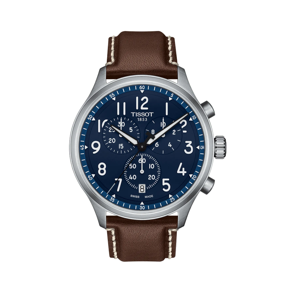 Tissot Tissot Chrono XL Vintage 45mm T116.617.16.042.00 Blue/Navy Dial Straps