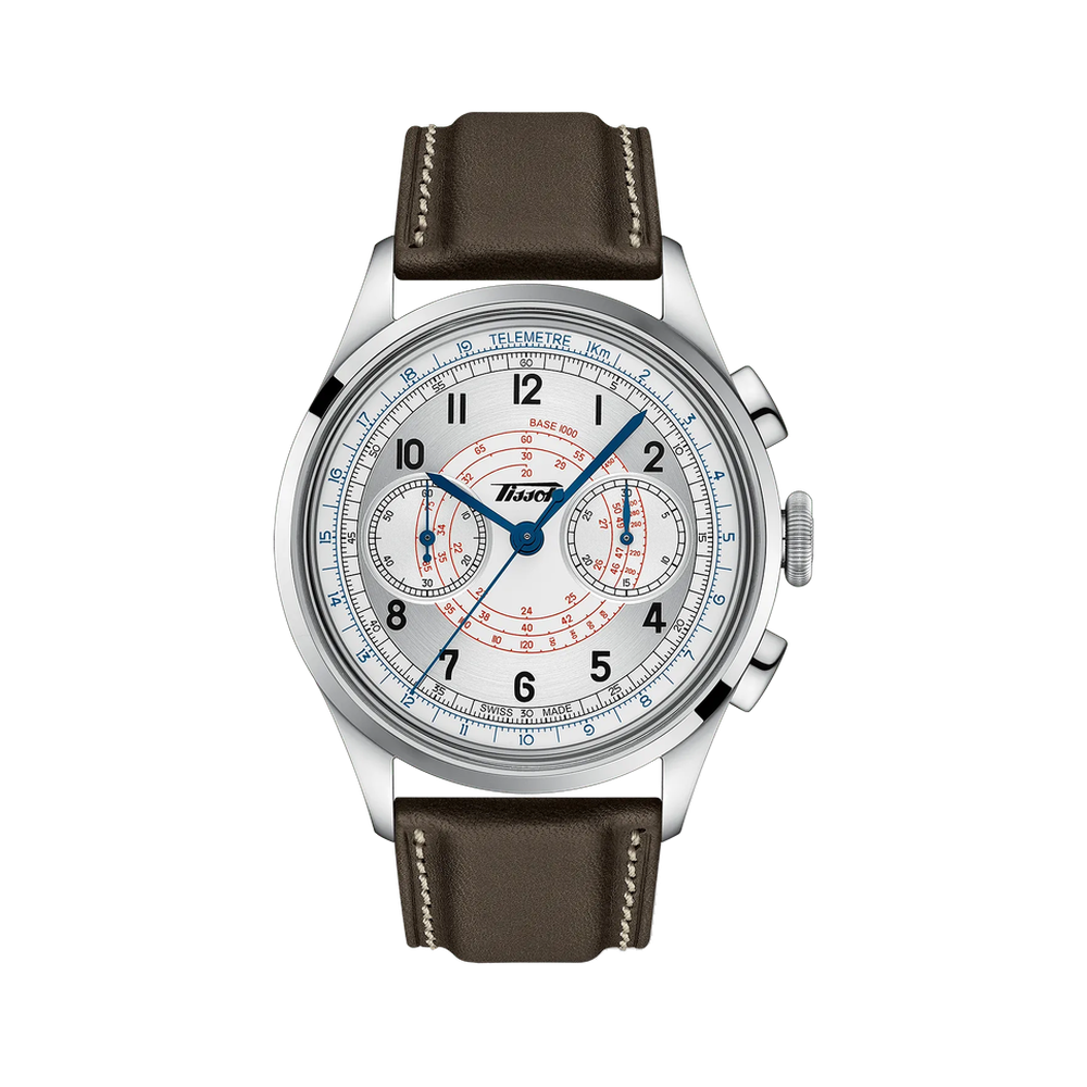 Tissot Tissot Telemeter 1938 42mm T142.462.16.032.00 White Dial Straps