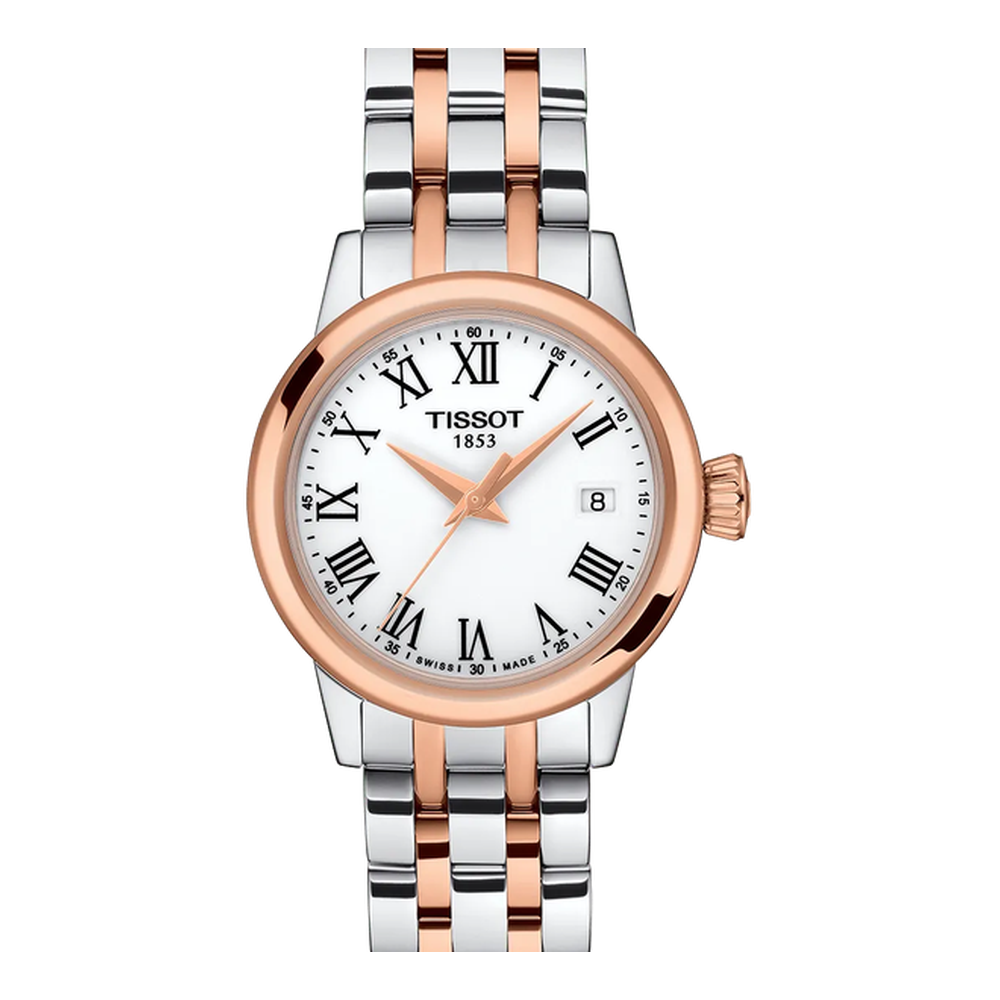 Tissot Tissot Classic Dream 28mm T129.210.22.013.00 White Dial Straps