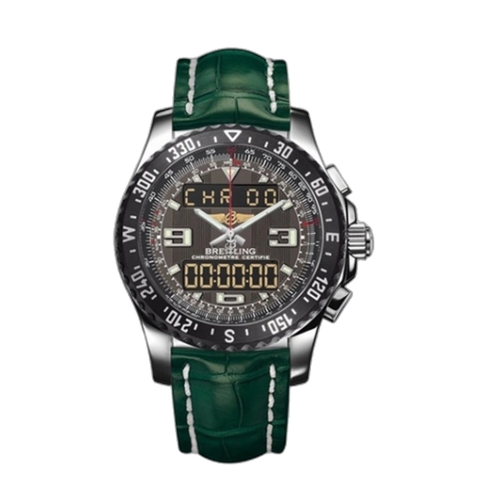 Breitling Raven Grey Dial Straps