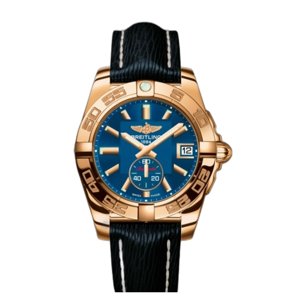 Breitling Automatic Rose Gold / Gun Blue / Sahara