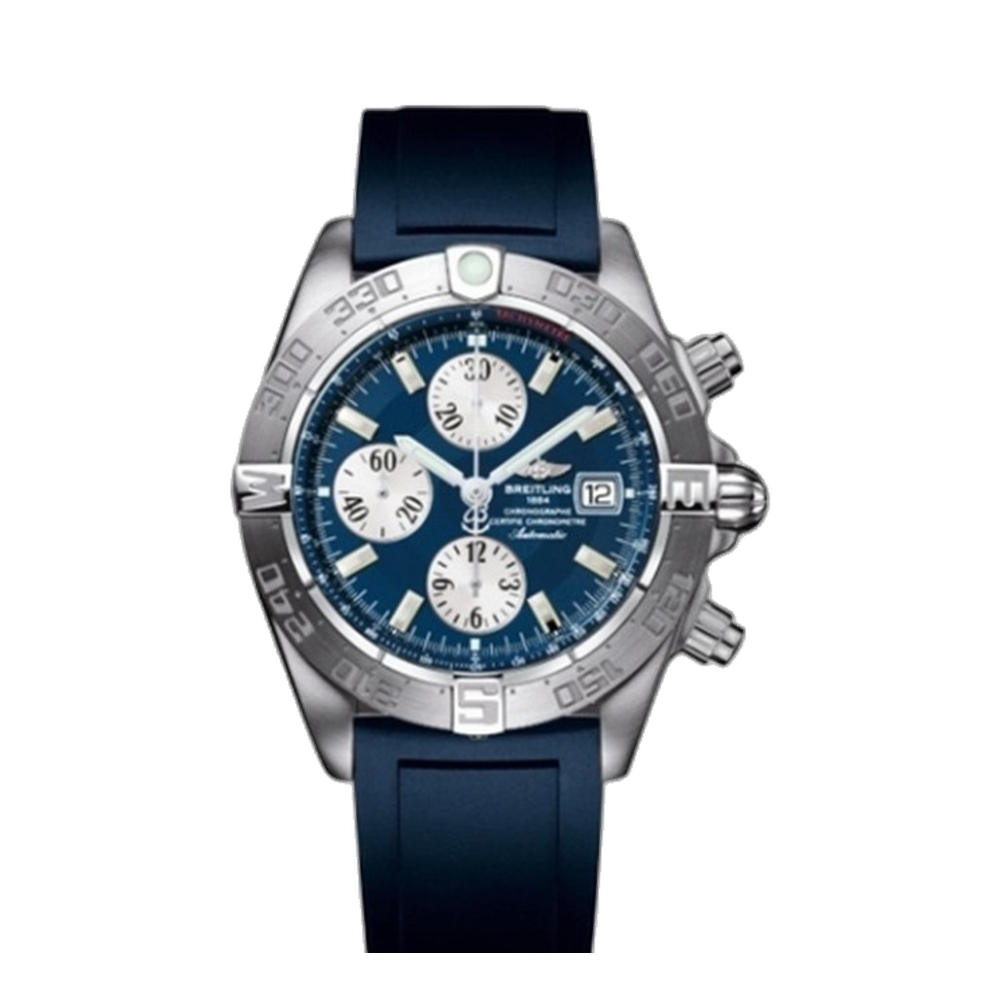 Breitling Stainless Steel / Blue