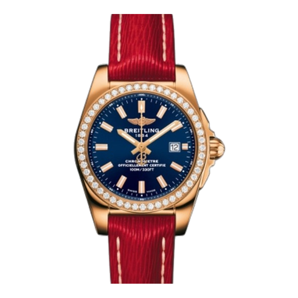Breitling Rose Gold / Diamond / Horizon Blue / Sahara