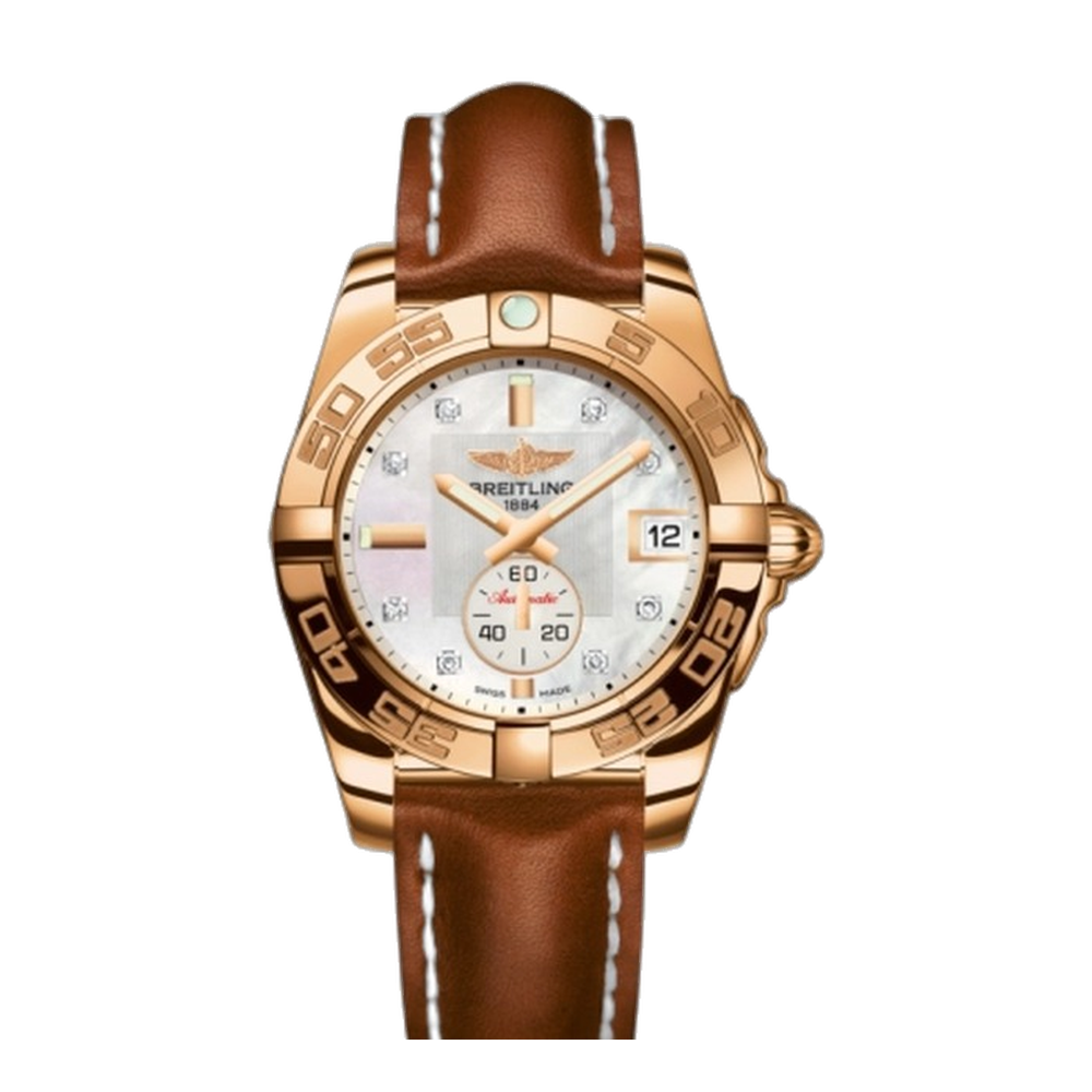 Breitling Automatic Rose Gold / Pearl Diamond