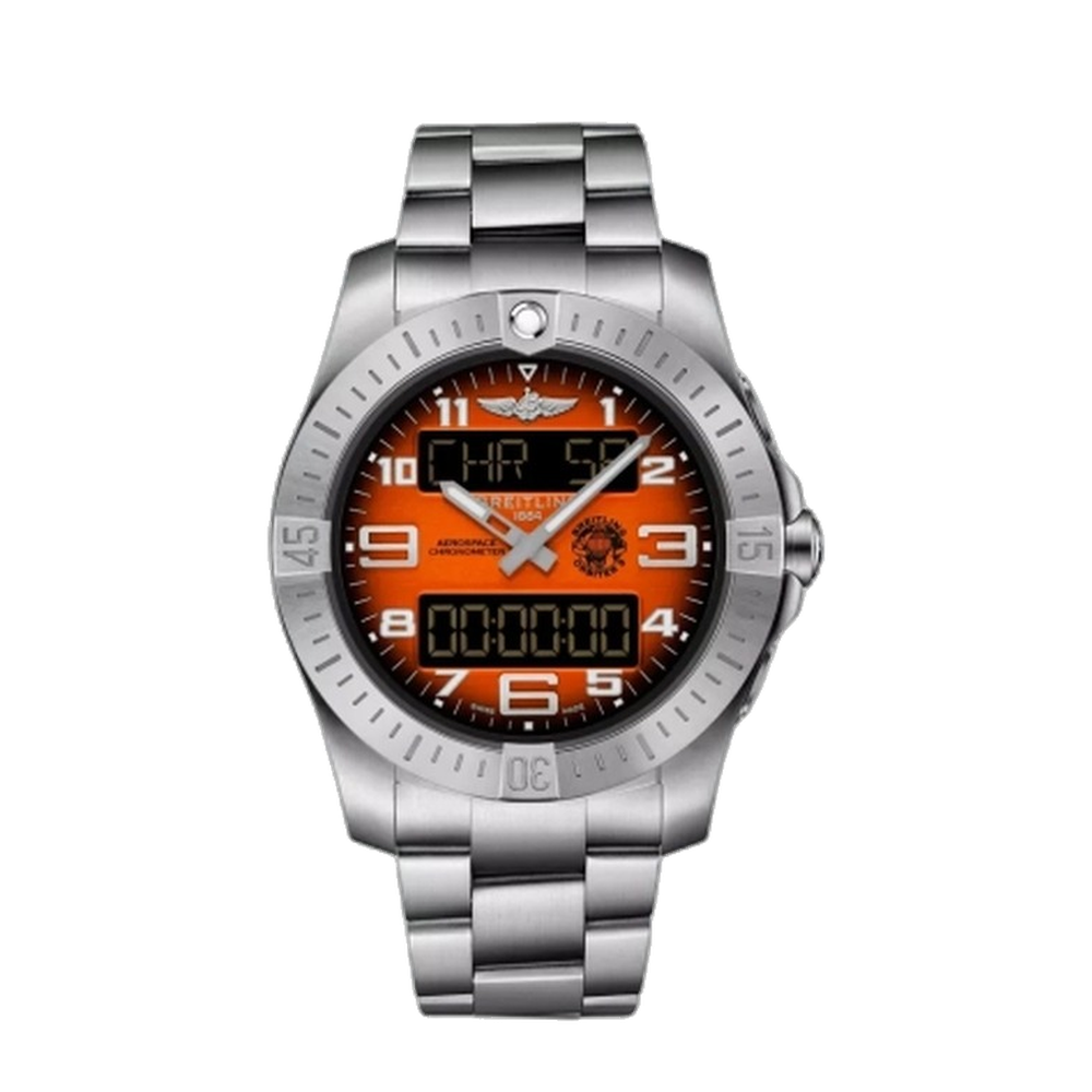Breitling B70 Orbiter Titanium / Orange / Bracelet