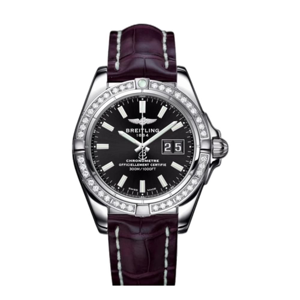 Breitling Stainless Steel / Diamond / Onyx Black