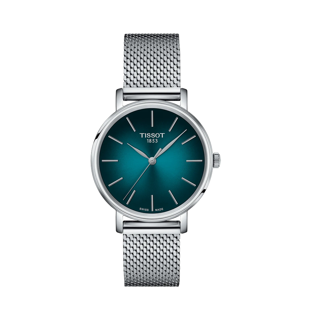 Tissot Tissot Everytime 34mm T143.210.11.091.00 Blue/Navy Dial Straps