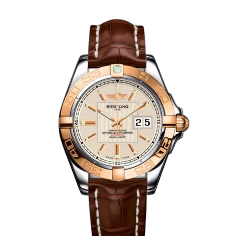 Breitling Stainless Steel / Rose Gold / Sierra Silver