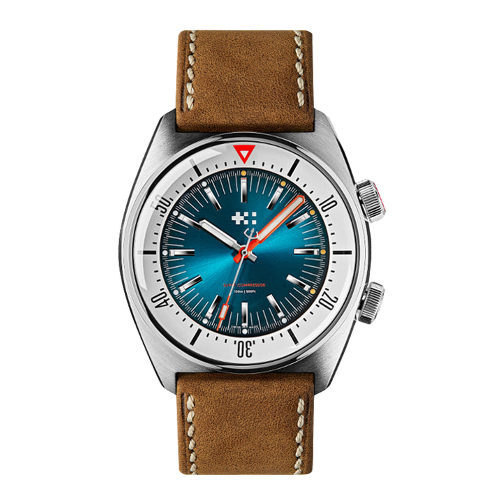 Christopher Ward C65 Super Compressor  Blue / Navy Dial Straps