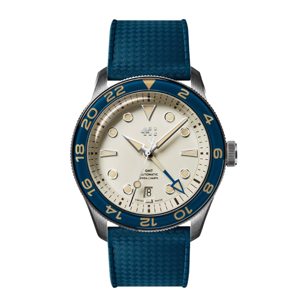 Christopher Ward C65 Aquitaine GMT Natural / Cream Dial Straps