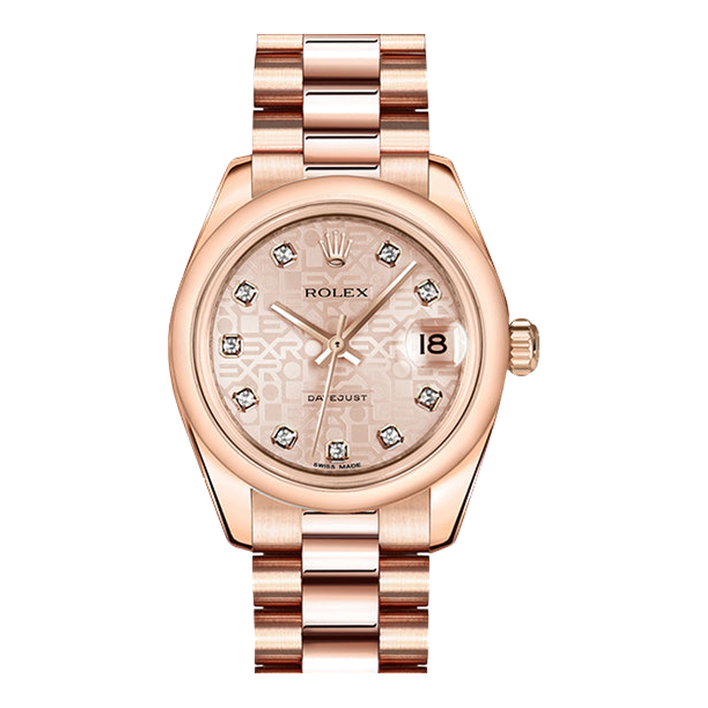 Rolex Datejust 31 Everose Domed / President / Pink Computer