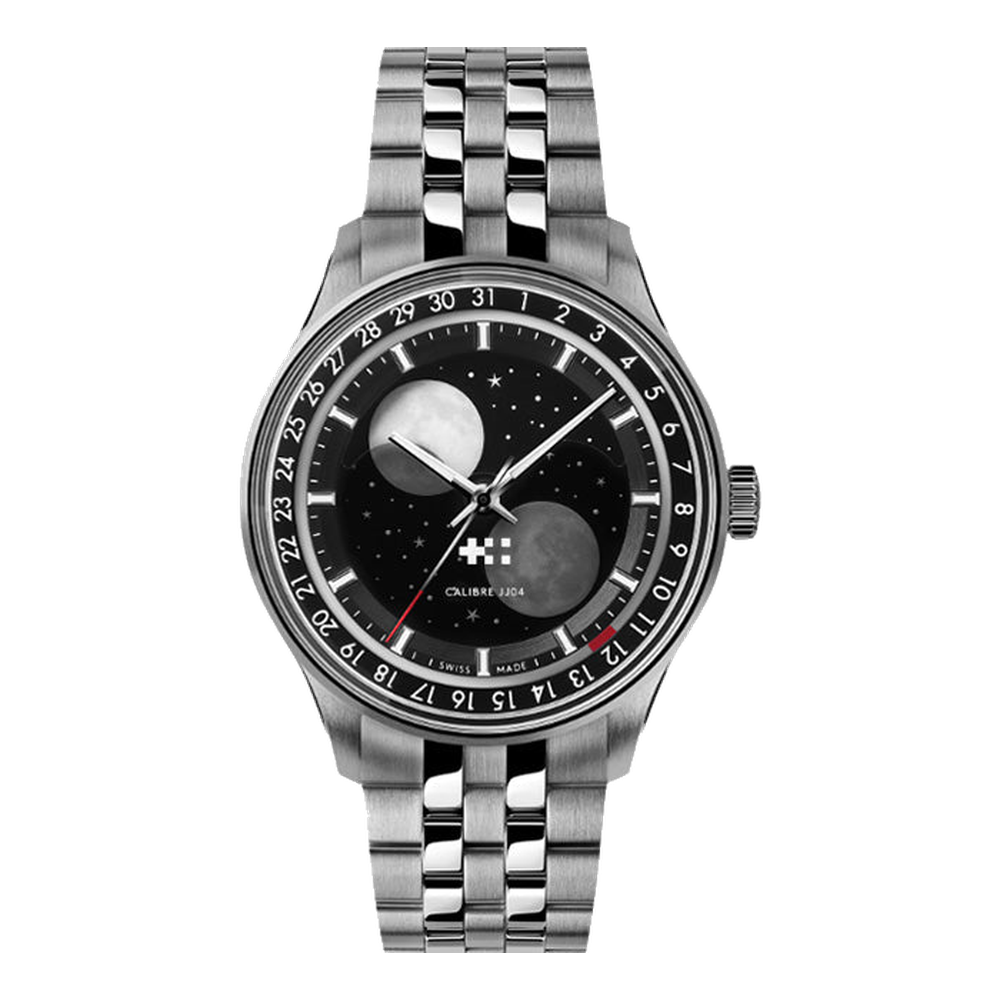 Christopher Ward C1 Moonglow Black Dial Straps