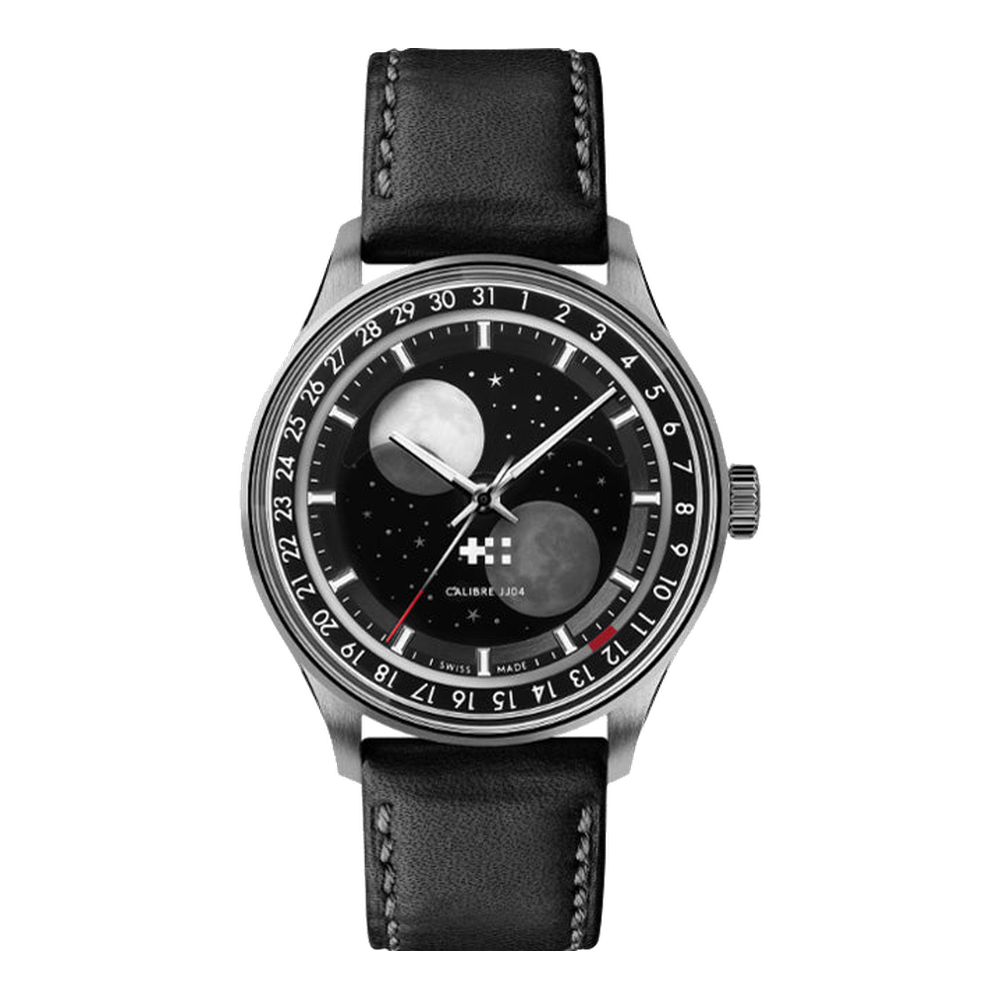 Christopher Ward C1 Moonglow Black Dial Straps