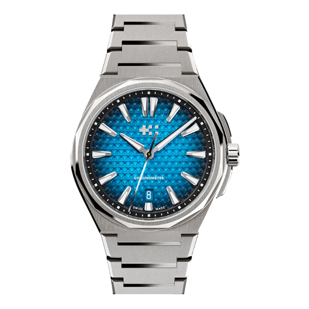Christopher Ward C12 The Twelve 40 (Ti) Blue / Navy Dial Straps