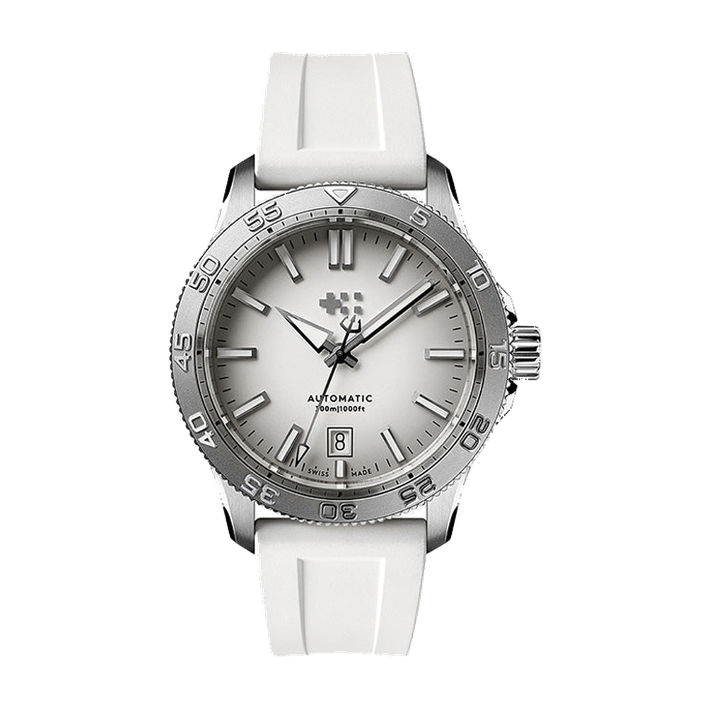 Christopher Ward C60 Atoll 300 White Dial Straps