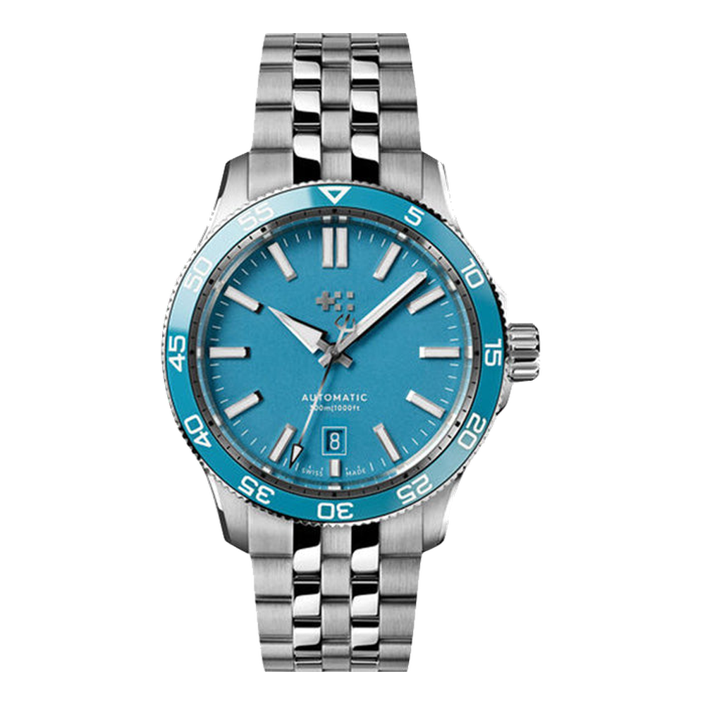 Christopher Ward C60 Pro 300 Blue / Navy Dial Straps