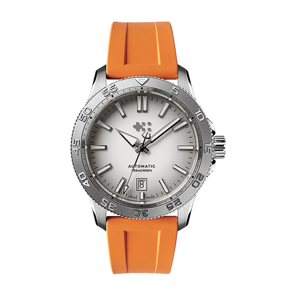 Christopher Ward C60 Atoll 300 White Dial Straps