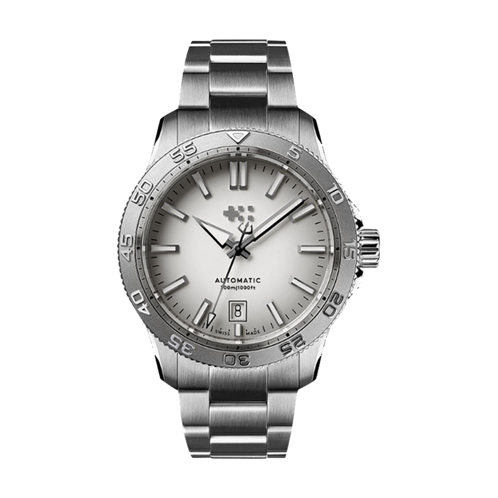 Christopher Ward C60 Atoll 300 White Dial Straps