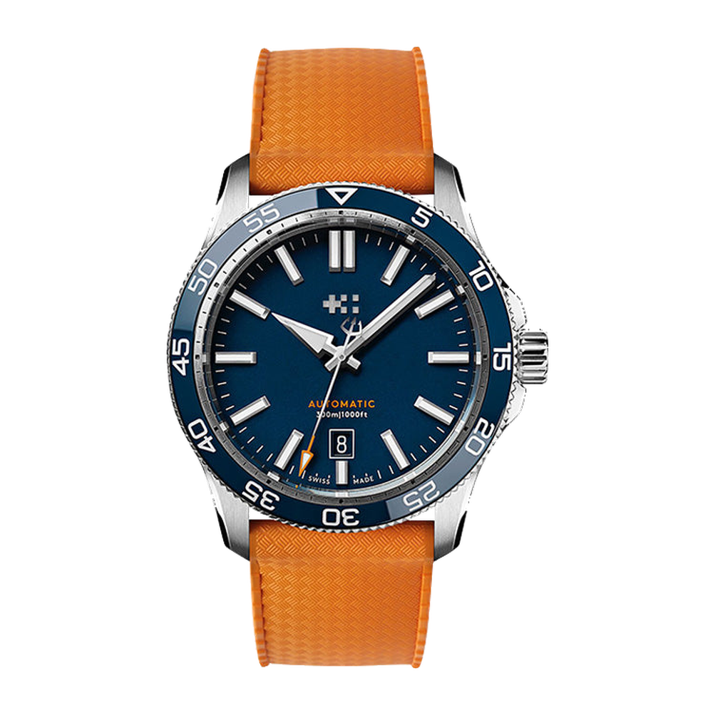 Christopher Ward C60 Pro 300 Blue / Navy Dial Straps