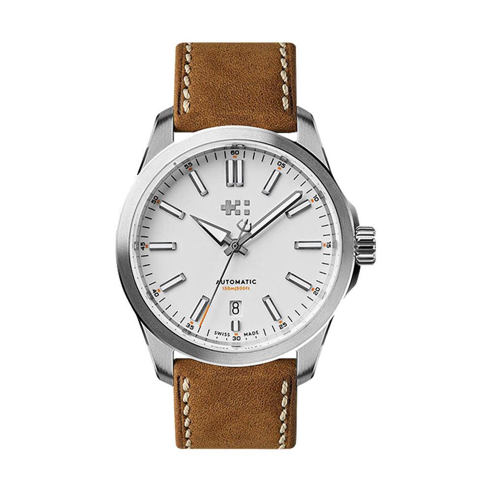 Christopher Ward C63 Automatic White Dial Straps
