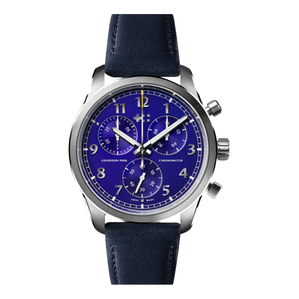 Christopher Ward C63 The Goodison Blue / Navy Dial Straps