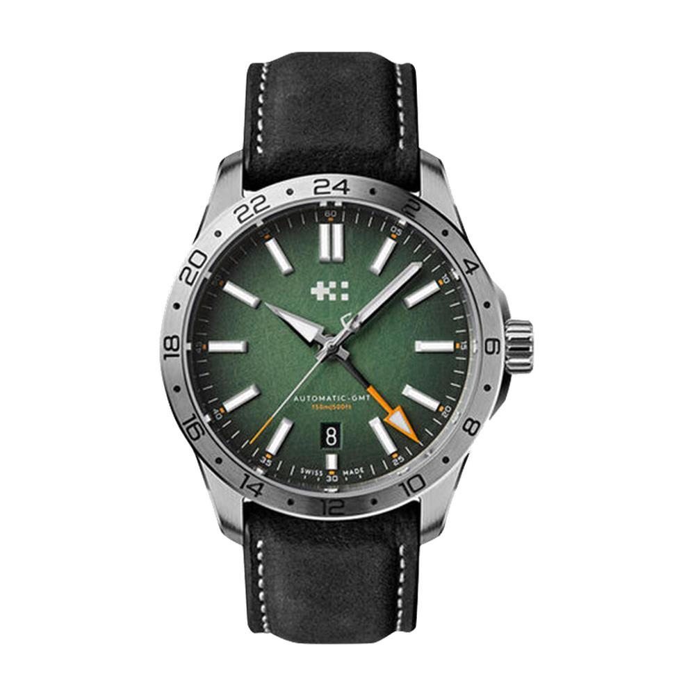 Christopher Ward C63 GMT Green Dial Straps