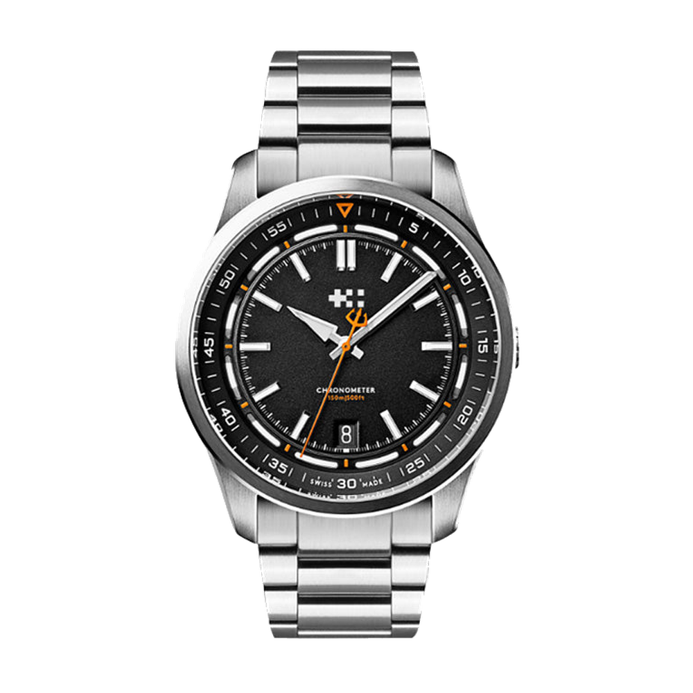 Christopher Ward C63 Elite Black Dial Straps