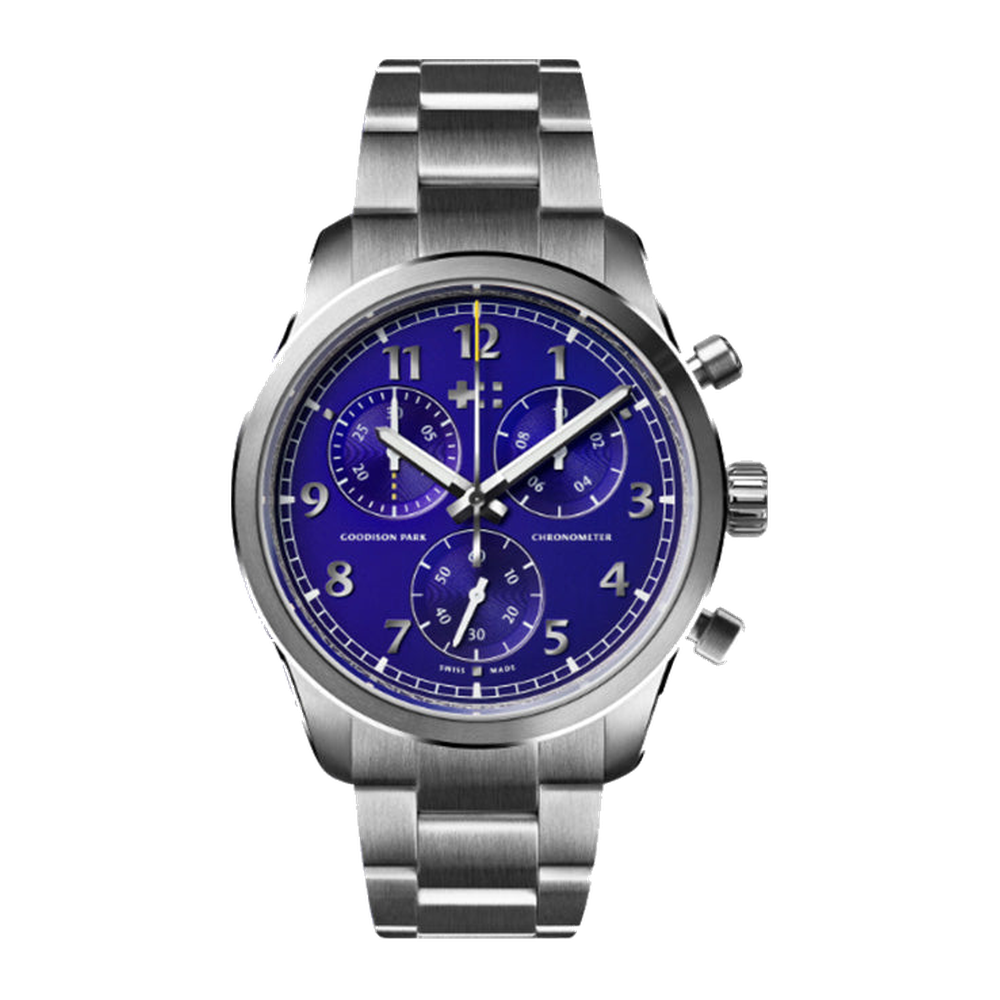 Christopher Ward C63 The Goodison Blue / Navy Dial Straps