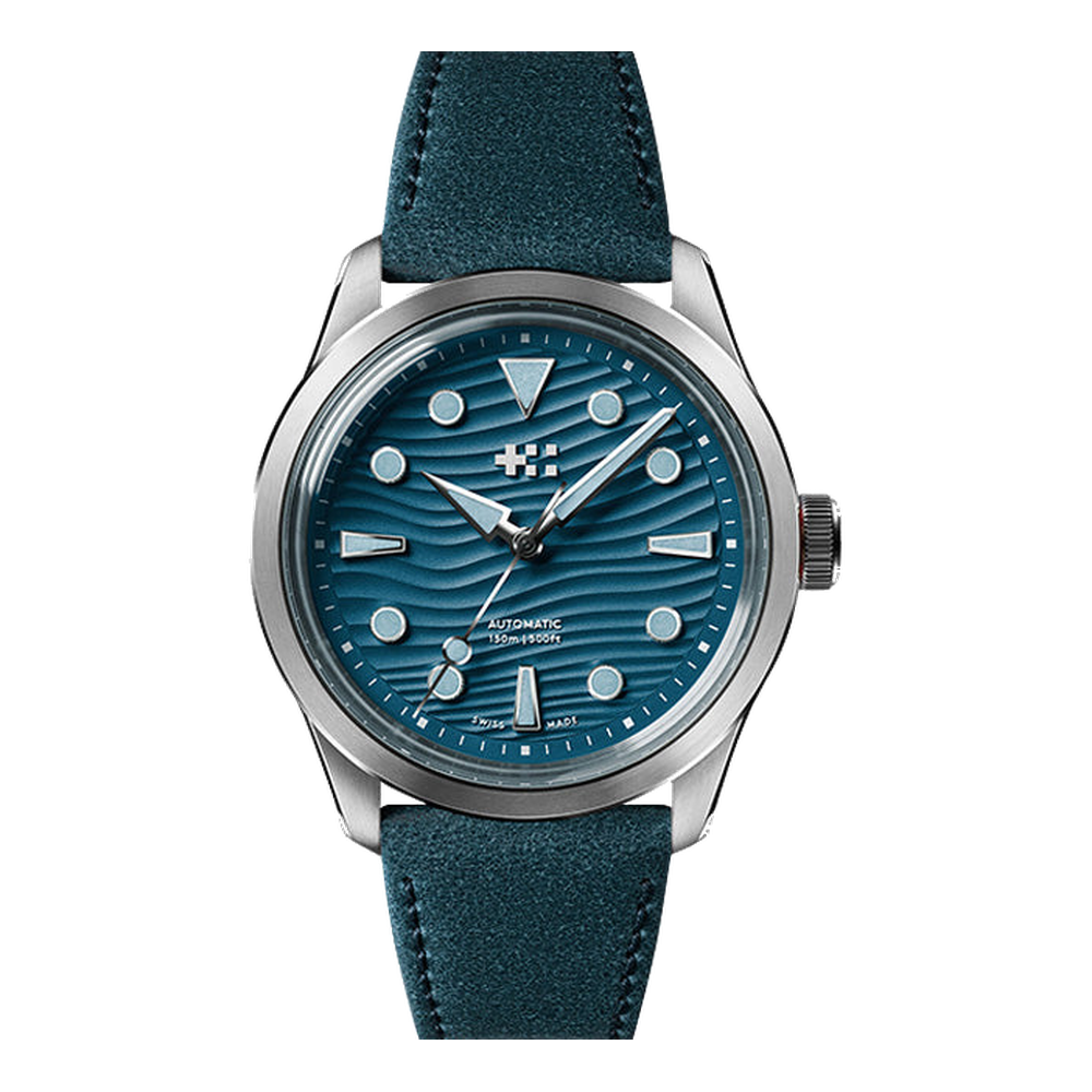 Christopher Ward C65 Dune Aeolian Blue / Navy Dial Straps