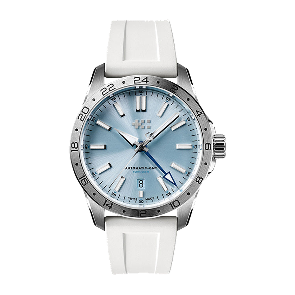 Christopher Ward C63 GMT Blue / Navy Dial Straps