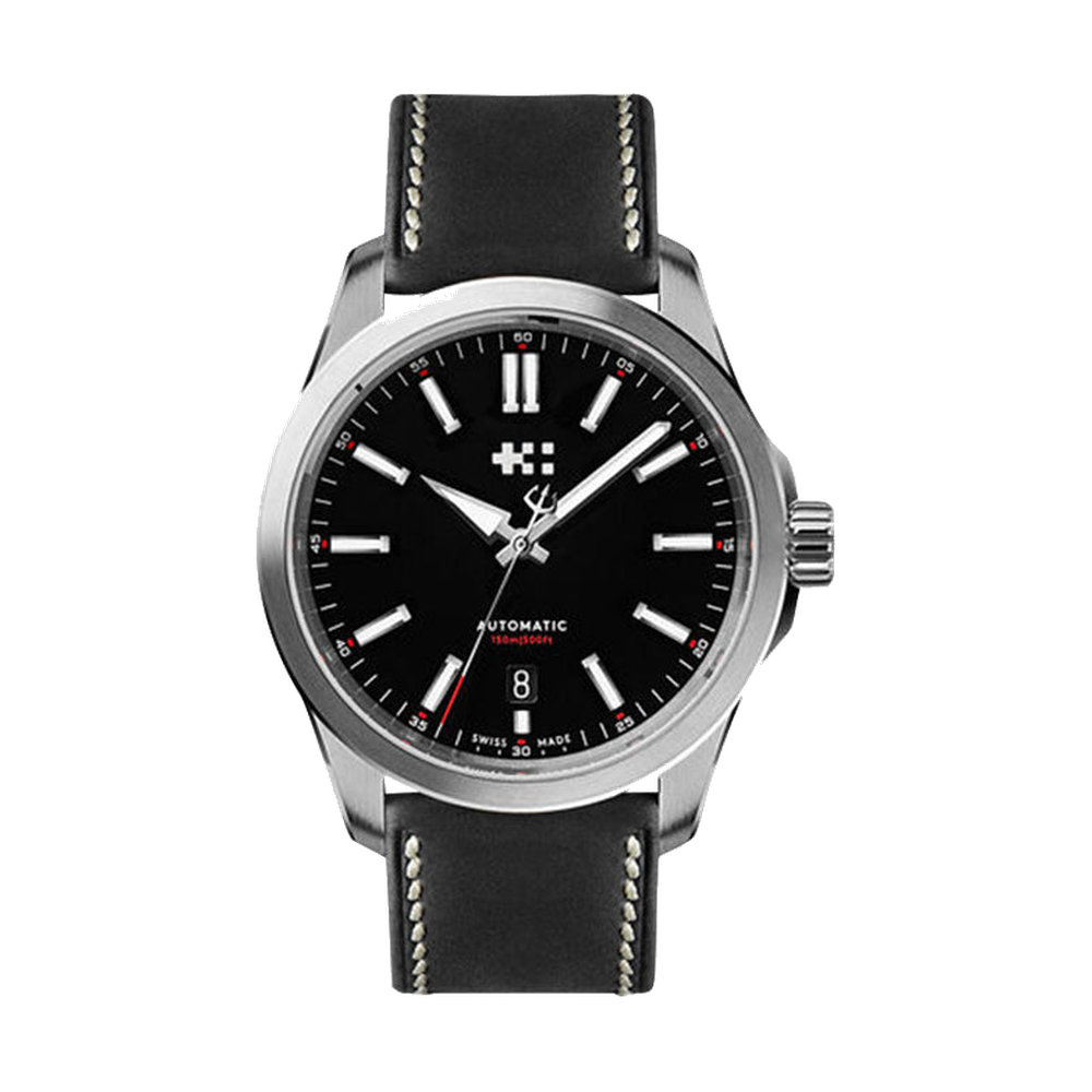 Christopher Ward C63 Valour Black Dial Straps