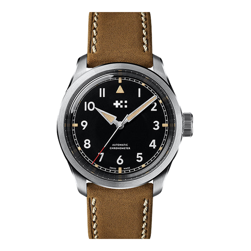 Christopher Ward C65 Sandhurst Series 2  Black Dial Straps
