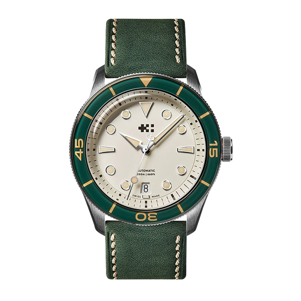 Christopher Ward C65 Aquitaine Automatic  Natural / Cream Dial Straps