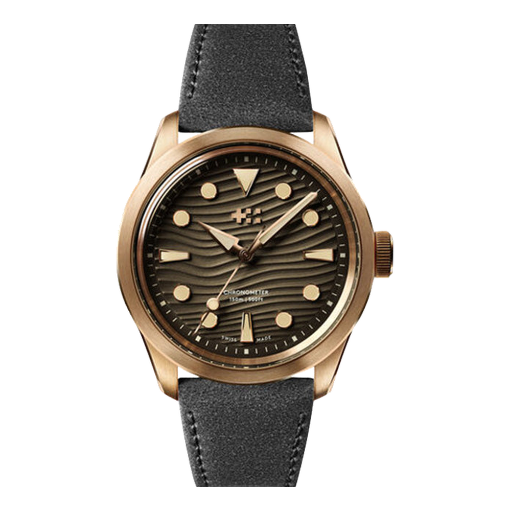Christopher Ward C65 Dune Aeolian Bronze  Brown Dial Straps
